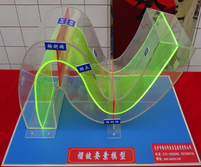 褶皱要素模型